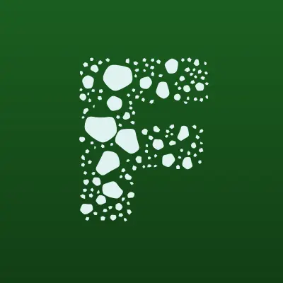 FloRoom, магазин цветов, лого-визитка